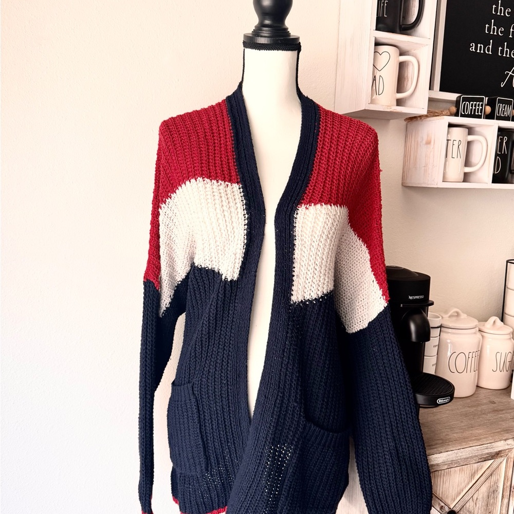 4th Of July Cardigan Sweater